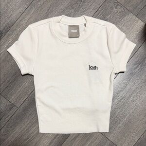 Kith Women's Cream Short Sleeve Tee